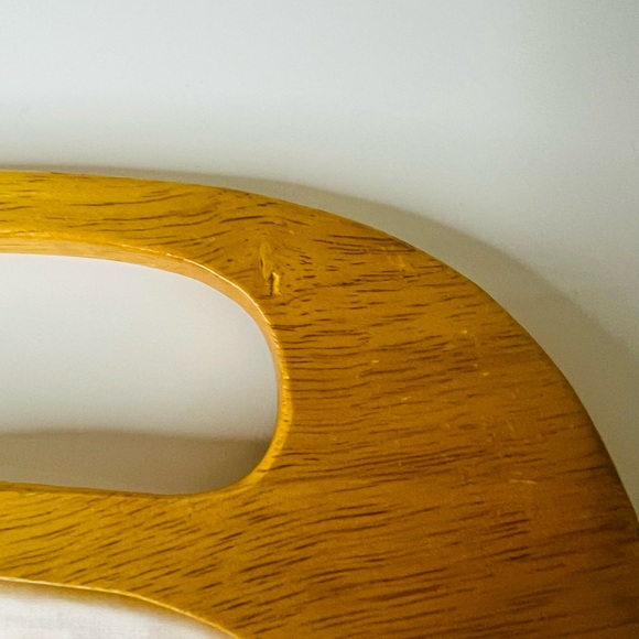 Lilly Pulitzer Floral Tote with Wooden Handle - Picture 9 of 11